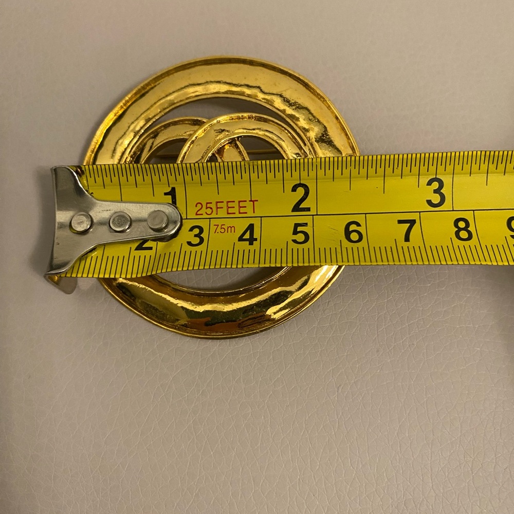 Vintage Chanel CC Logo Brooch, Big Size - Picture 5 of 6